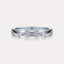 East-West Emerald 3-Stone Band