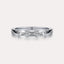 East-West Emerald 3-Stone Band
