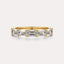East-West Emerald 5-Stone Band