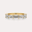 East-West Emerald 5-Stone Band