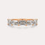 East-West Emerald 5-Stone Band