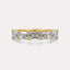 East-West Emerald 5-Stone Band