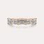 East-West Emerald 5-Stone Band