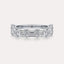 East-West Emerald 7-Stone Band