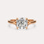 Split Shank Solitaire Engagement Ring
