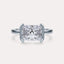 Half Bezel Solitaire Engagement Ring