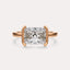 Half Bezel Solitaire Engagement Ring