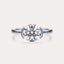 Half Bezel Solitaire Engagement Ring
