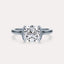 Cathedral Half Bezel Solitaire Engagement Ring