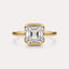 Bypass Bezel Solitaire Engagement Ring