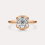 Bypass Bezel Solitaire Engagement Ring