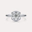 Bypass Bezel Solitaire Engagement Ring