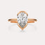 Bypass Bezel Solitaire Engagement Ring