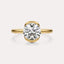 Bypass Bezel Solitaire Engagement Ring