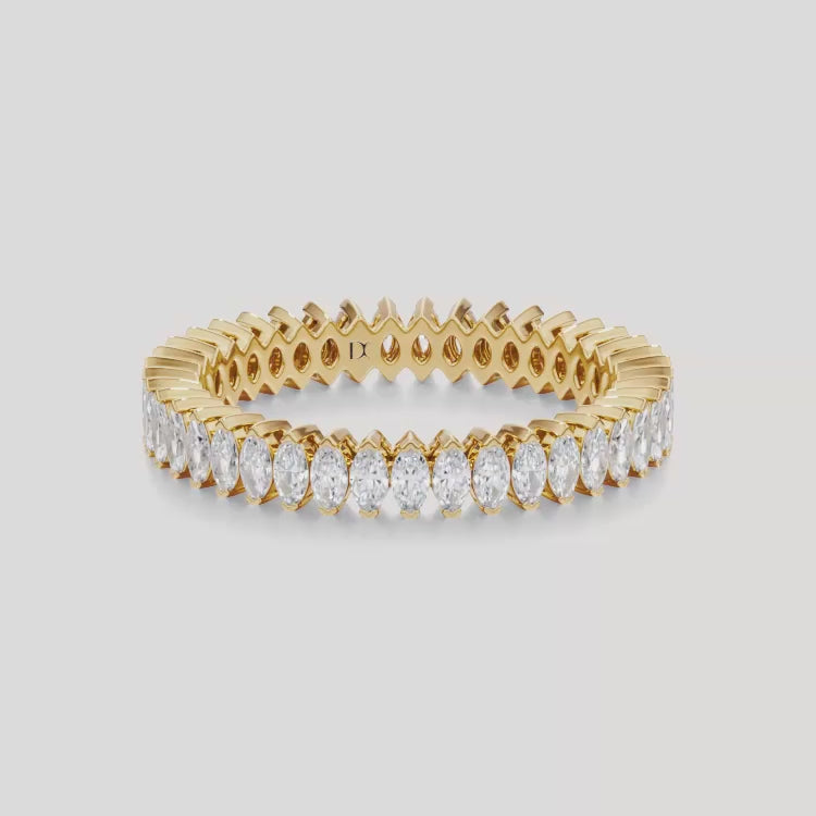 Marquise Lab Grown Diamond Eternity Band