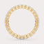 SHP  CT Lab Grown Diamond Eternity Band by Dorah in 14k Yellow Gold, front view.