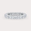 SHP  CT Lab Grown Diamond Eternity Band by Dorah in 14k White Gold, top view.