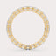 SHP  CT Lab Grown Diamond Eternity Band by Dorah in 14k Yellow Gold, side view.
