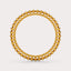 East West Pear 1.2 CT Eternity Band by Dorah in 14k Yellow Gold, front view.