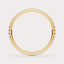Pave 2/5 CT Lab Grown Diamond Eternity Band by Dorah in 14k Yellow Gold, top view.