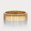 [14K Yellow Gold][18K Yellow Gold] Simple Wedding Band 6mm by Dorah in 14k Yellow Gold, top view.