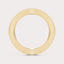 Channel Set Eternity Band 4 CT by Dorah in 14k Yellow Gold, top view.