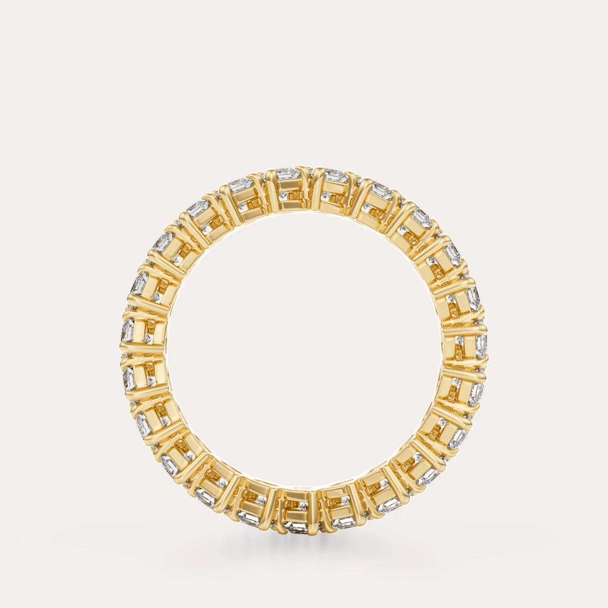 Square Radiant Eternity Band