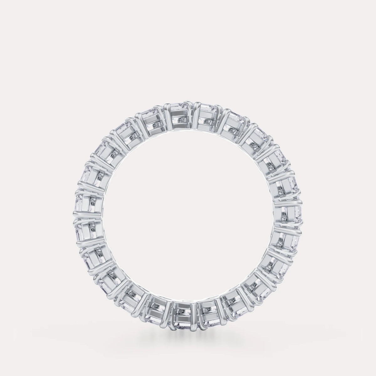 Asscher Eternity Band
