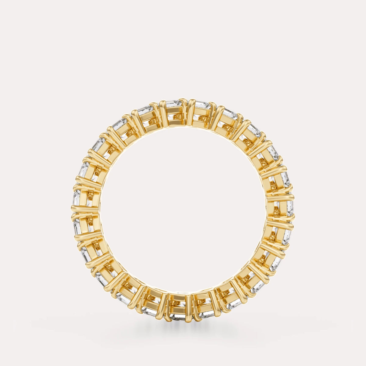 Asscher Eternity Band