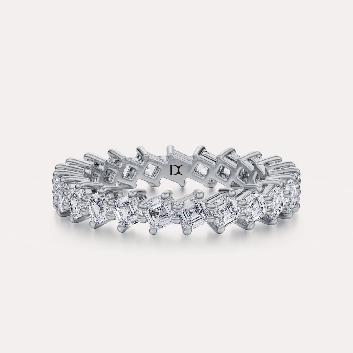 Asscher Eternity Band