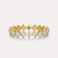Diagonal Square Radiant Eternity Band