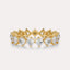 Diagonal Square Radiant Eternity Band