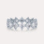 Diagonal Square Radiant Eternity Band