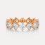 Diagonal Square Radiant Eternity Band