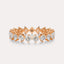 Diagonal Asscher Eternity Band