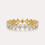Diagonal Asscher Eternity Band