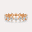 Diagonal Asscher Eternity Band