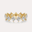 Diagonal Asscher Eternity Band