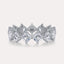 Diagonal Asscher Eternity Band