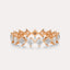 Diagonal Princess Eternity Band