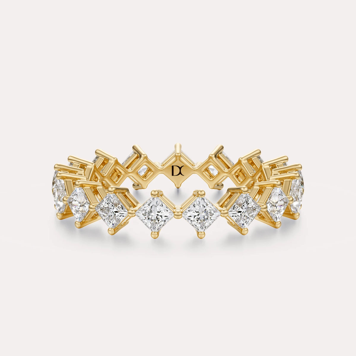 Diagonal Princess Eternity Band