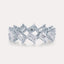 Diagonal Emerald Eternity Band