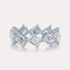 Diagonal Emerald Eternity Band