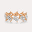 Diagonal Emerald Eternity Band