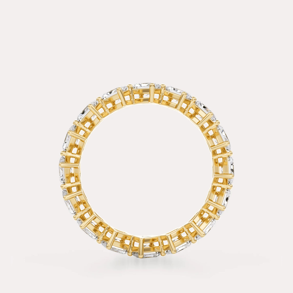 Diagonal Radiant Eternity Band