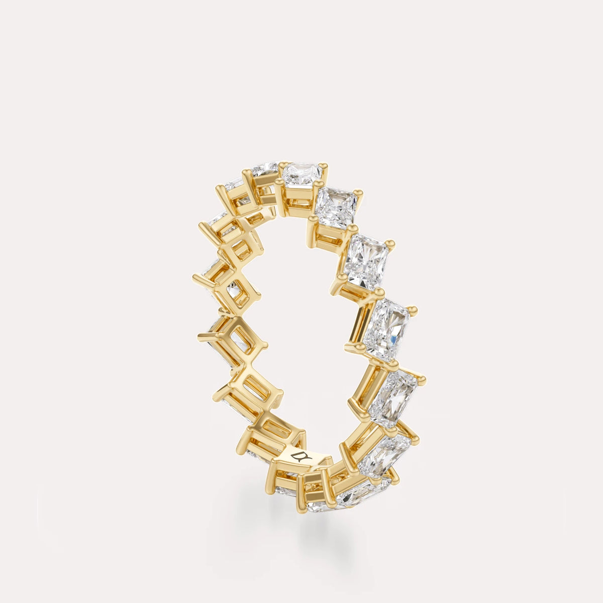 Diagonal Radiant Eternity Band