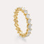 East-West Oval Eternity Band
