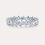 East-West Oval Eternity Band