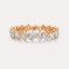 East-West Oval Eternity Band