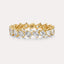 East-West Oval Eternity Band